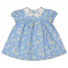 E33211: Baby Girls All Over Print Lined Dress  (1-2 Years)